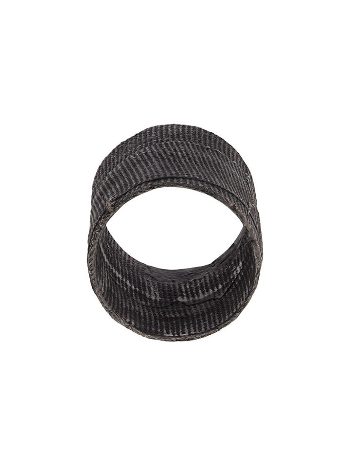 Detaj Textured Ring - Black