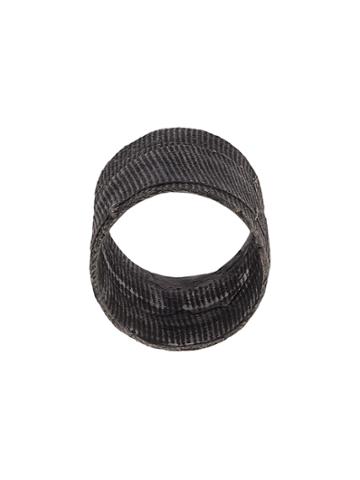 Detaj Textured Ring - Black