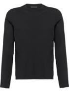 Prada Long Sleeved T-shirt - Black