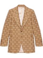 Gucci Textured G Wool Jacket - Brown