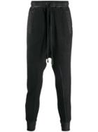 Thom Krom Asymmetric Drop-crotch Trousers - Black