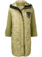 Ermanno Scervino Quilted Parka Coat - Green