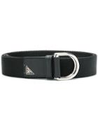 Prada Double D-ring Buckle Belt - Black