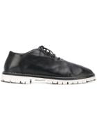Marsèll Distressed Sole Lace-up Loafers - Black