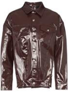 Diesel Red Tag Coated Button-down Jacket - Brown