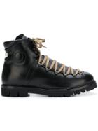 Bally Chack Lace-up Boots - Black