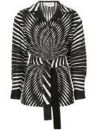 Alberta Ferretti Belted Shirt - Black