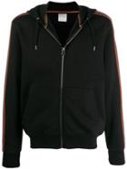 Paul Smith Striped Panel Hoodie - Black