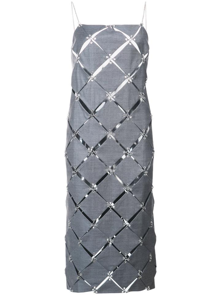 Paco Rabanne Diamond Dress - Grey