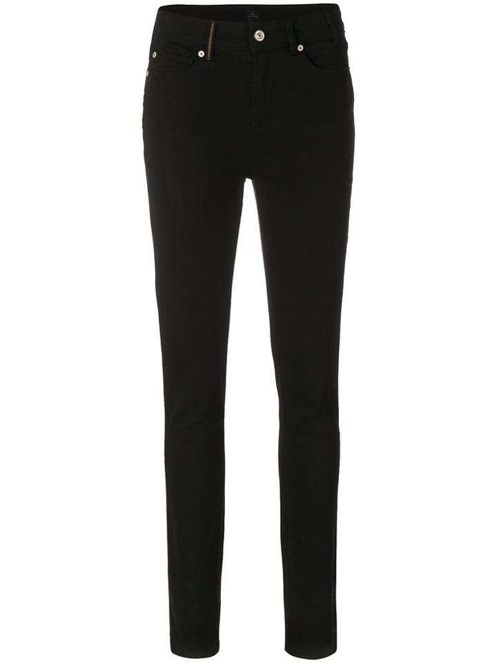 Ps Paul Smith Mid-rise Skinny Jeans - Black