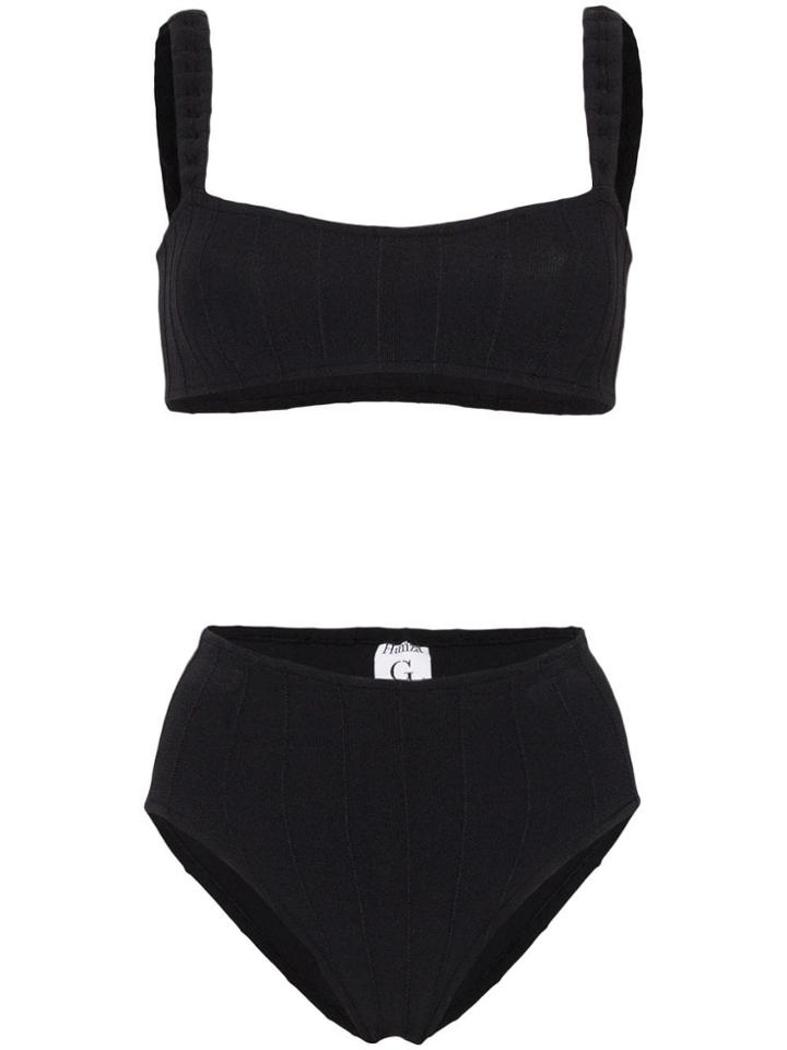 Hunza G Thema Nile Bikini - Black