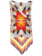 Jessie Western Navajo Bead Bag - Grey