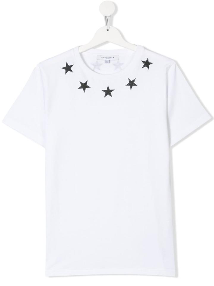 Givenchy Kids Star Print T-shirt - White