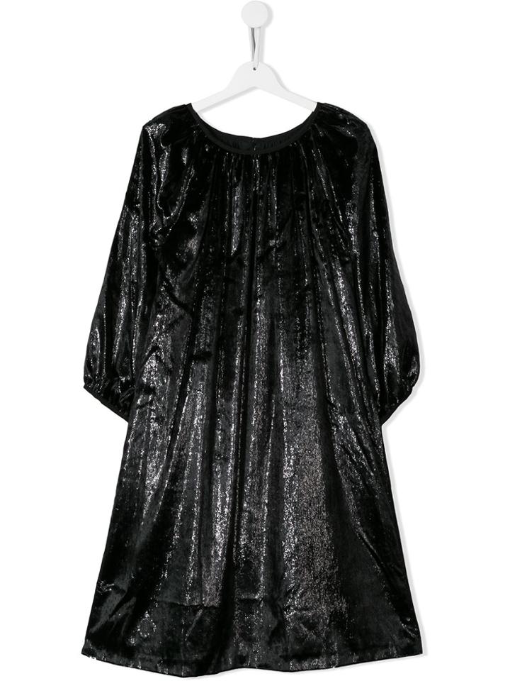 Señorita Lemoniez Teen Quarts Shimmer Dress - Black