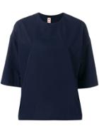 Marni Poplin Short Sleeved Blouse - Blue