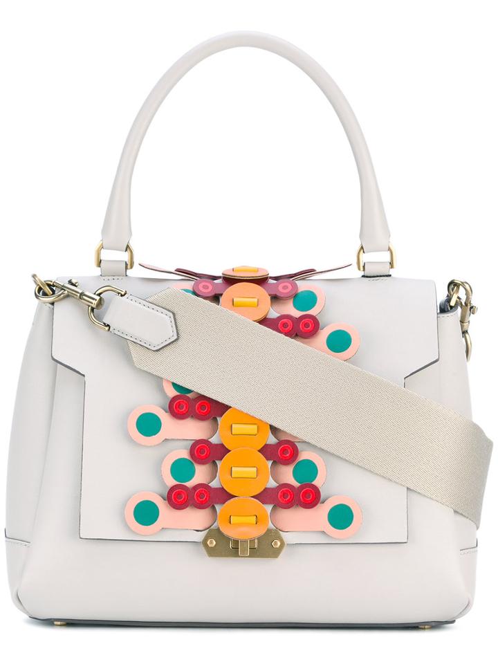 Anya Hindmarch - Apex Bathurst Tote - Women - Calf Leather - One Size, Grey, Calf Leather