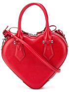 Vivienne Westwood Anglomania Johanna Heart Handbag - Red