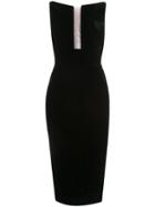 Alex Perry - Fitted Pencil Dress - Women - Silk/rayon - 8, Black, Silk/rayon