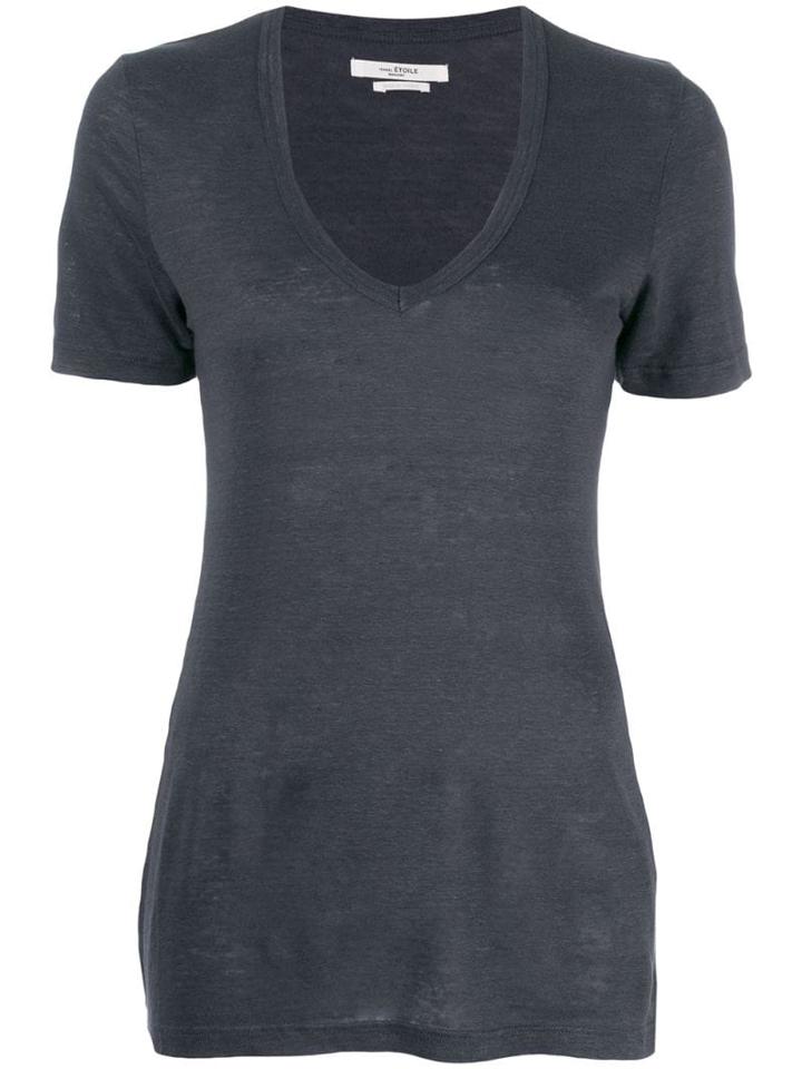 Isabel Marant Étoile Scoop Neck T-shirt - Grey