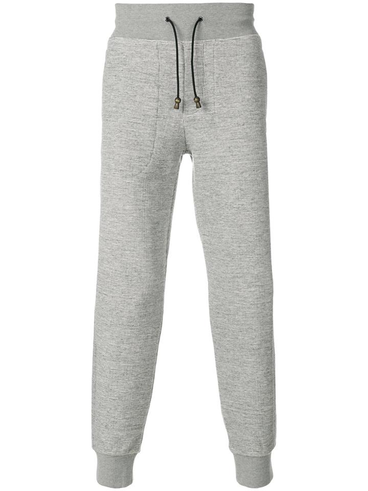Mr & Mrs Italy Waffle Texture Lounge Trousers - Grey
