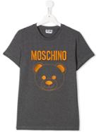 Moschino Kids Teddy Logo T-shirt - Grey