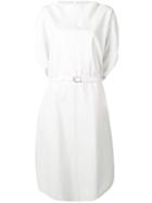 Mm6 Maison Margiela Belted Dress - White