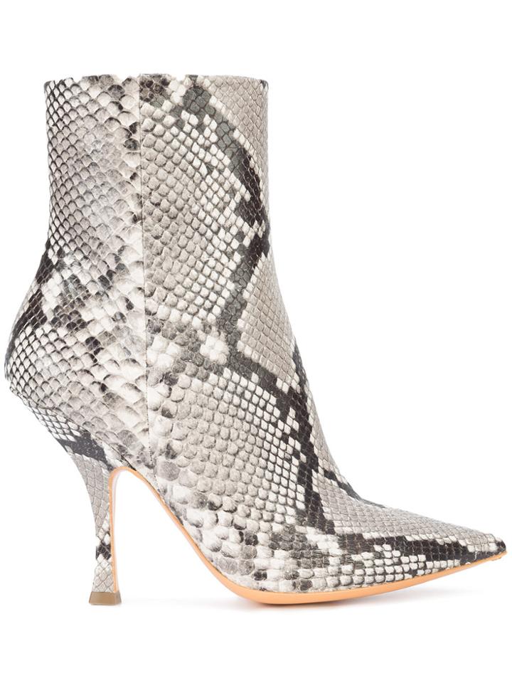 Y / Project Side Zip Boots - Multicolour