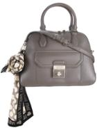 Love Moschino Scarf Detail Tote, Women's, Grey