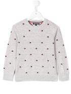 Tommy Hilfiger Junior Logo Jumper, Boy's, Size: 7 Yrs, Grey