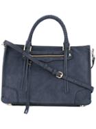 Rebecca Minkoff - Whipstitch Detail Tote - Women - Calf Leather - One Size, Blue, Calf Leather