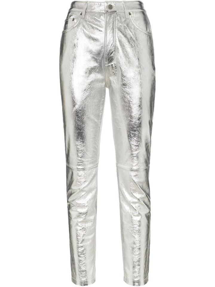 Ksubi Dreams High-waisted Trousers - Metallic