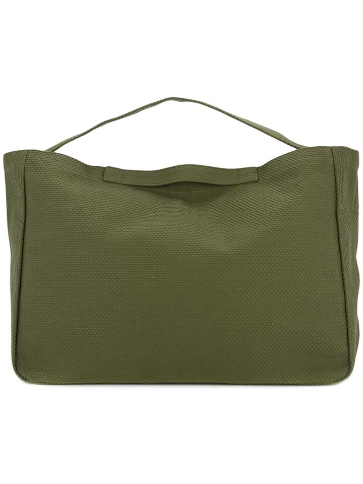 Cabas Newspaper Tote - Green