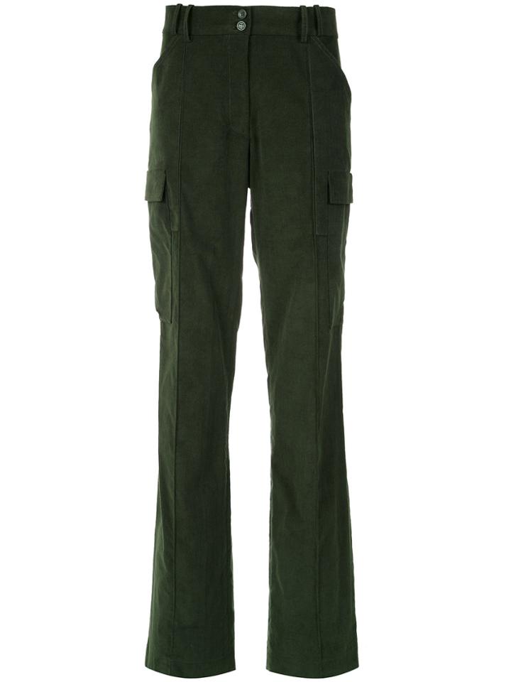 Gloria Coelho Velvet Cargo Trousers - Unavailable