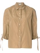 Kenzo Cutaway Collar Shirt - Brown