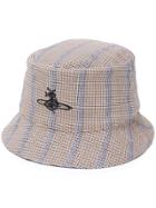 Vivienne Westwood Plaid Bucket Hat - Neutrals