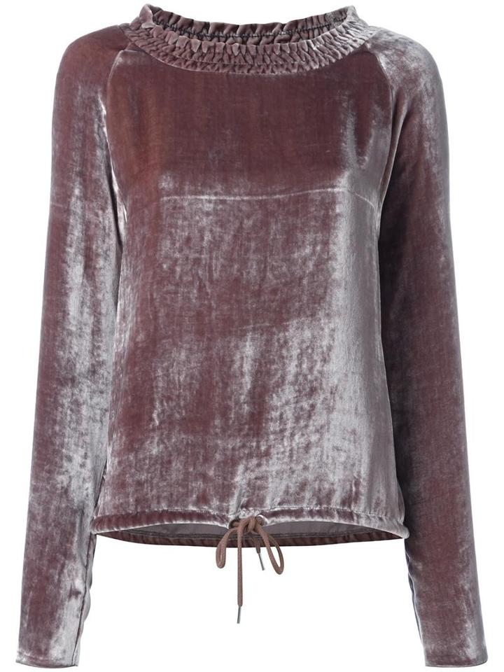 See By Chloé 'tassel Tie' Top, Women's, Size: 36, Pink/purple, Silk/viscose