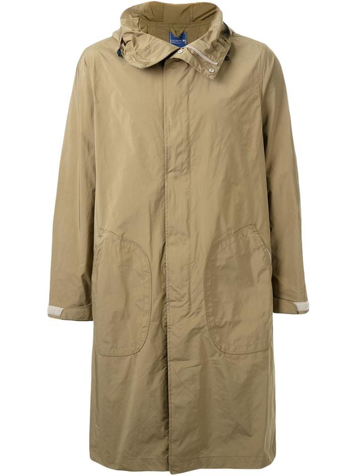 Meanswhile Ventile Sack Cover Raincoat, Men's, Size: L, Brown, Nylon/polyester