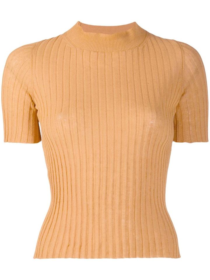 Nanushka Knitted T-shirt - Orange