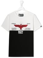 Boy London Kids Teen Logo Print T-shirt - White