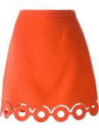 Carven Scalloped Hem A-line Skirt