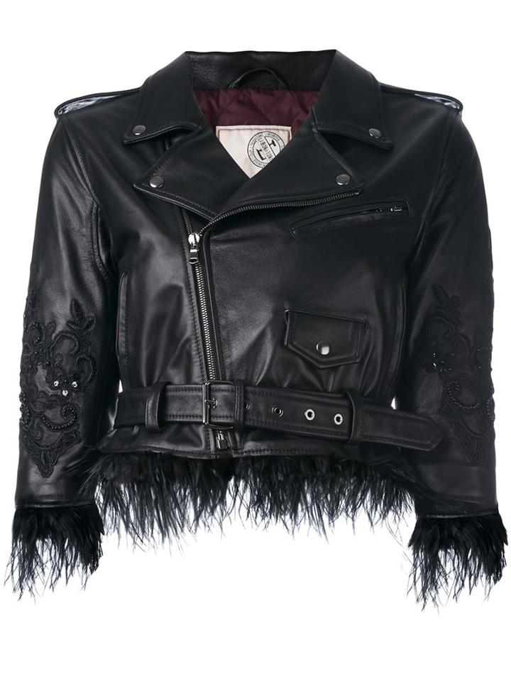 Antonio Marras Back Embellished Cropped Jacket