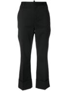 Dsquared2 Straight Leg Tailored Trousers - Black