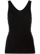Alexander Wang Press Stud Embellished Tank Top, Women's, Size: Large, Black, Cotton