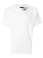424 Fairfax Printed Neck T-shirt - White