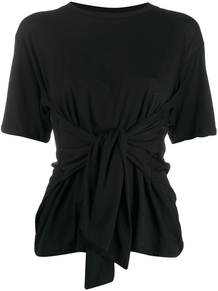 Unravel Project Knot Detail T-shirt - Black
