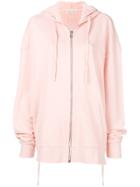 Faith Connexion Ny Laced Hooded Sweater - Pink & Purple