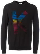 Kenzo K Print Sweatshirt, Men's, Size: Small, Black, Cotton