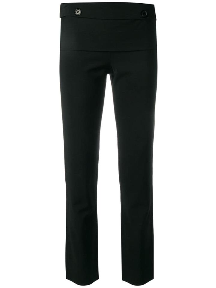 Helmut Lang Vintage Belted Trousers - Black