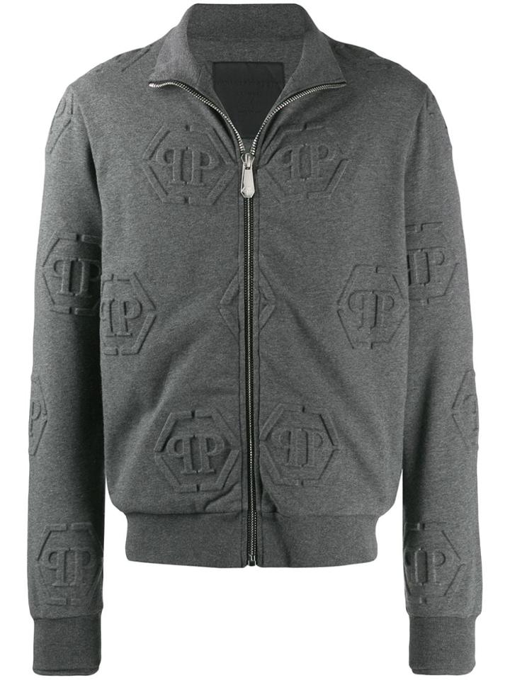 Philipp Plein Statement Sports Jacket - Grey