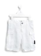 Stone Island Kids Cargo Shorts, Boy's, Size: 10 Yrs, White